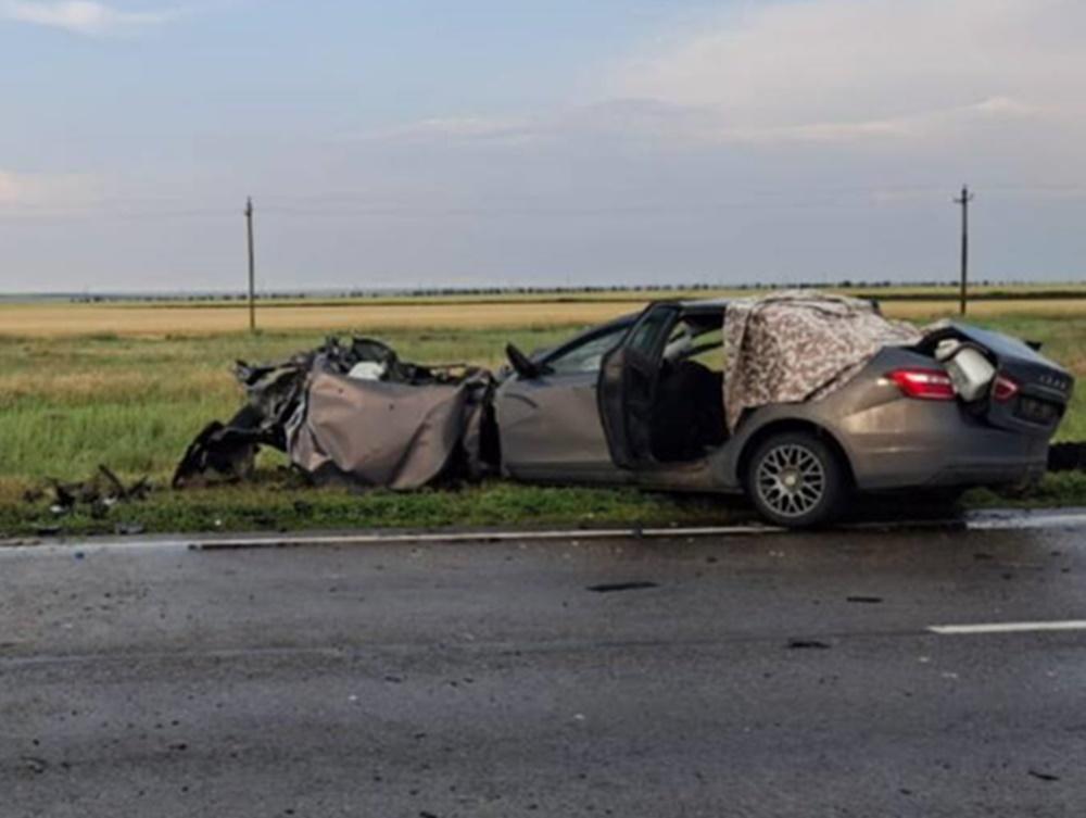 Четверо погибли в жутком ДТП на трассе Элиста — Зимовники