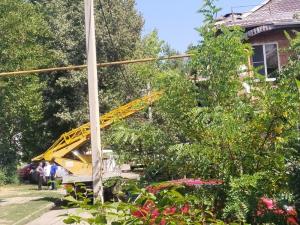 В Волгодонске ликвидируют последствия пожара в переулке Донском