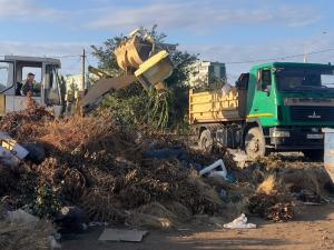 В Волгодонске вновь расчистили свалку на проспекте Лазоревый