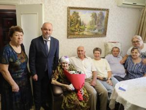 В Волгодонске ветеран Великой Отечественной войны отметила 101-й день рождения