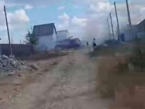 В Волгодонске в районе В-У горит сухая трава
