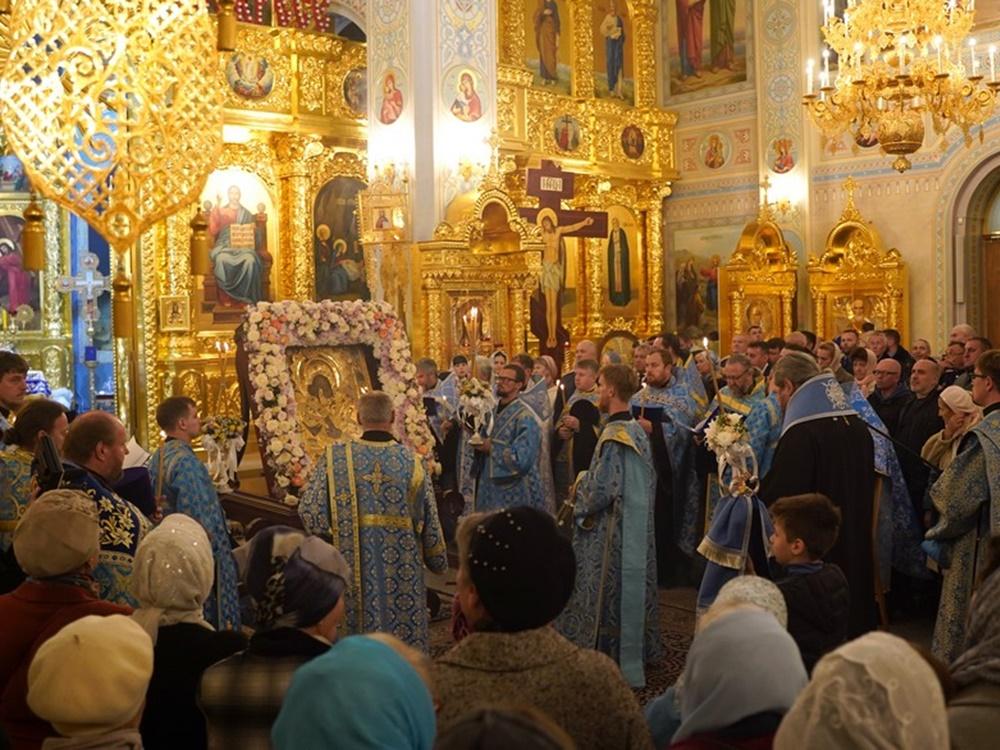 В Волгодонск привезли точный список Донской иконы Божией Матери