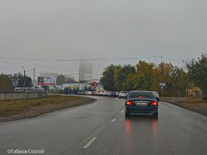 Волгодонск окутал густой туман 10 октября