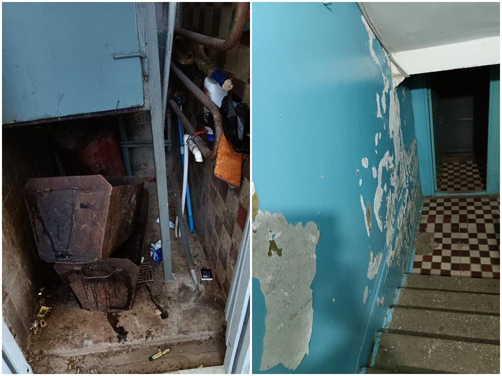 Обшарпанные стены и вонь: жители дома на Энтузиастов возмущены состоянием подъезда