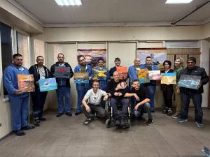 Известный художник из Волгодонска провел мастер-классы в прифронтовых госпиталях