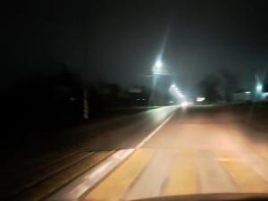 В Цимлянске на пешеходном переходе отсутствует освещение