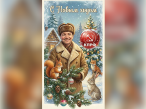 Депутат Заксобрания Ростовской области Алексей Мисан поздравляет волгодонцев с наступающим Новым годом