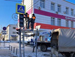 На одном из перекрестков Волгодонска установили светофоры с обратным отсчетом времени