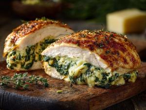 Повар из Волгодонска поделилась рецептом куриной грудки с сырно-шпинатной начинкой