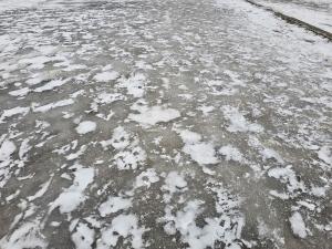 Улицы Волгодонска превратились в каток после дождя