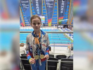 Юная волгодончанка стала четырехкратным победителем Всероссийских соревнований по плаванию