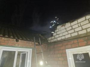 В Зимовниках при пожаре в частном доме погиб 72-летний мужчина