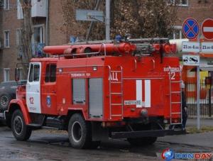 В Волгодонске горел строительный вагончик