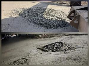 В Волгодонске засыпали коммунальную яму на улице Степной