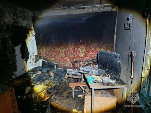 В Морозовске пожилой мужчина погиб в пожаре из-за непотушенной сигареты